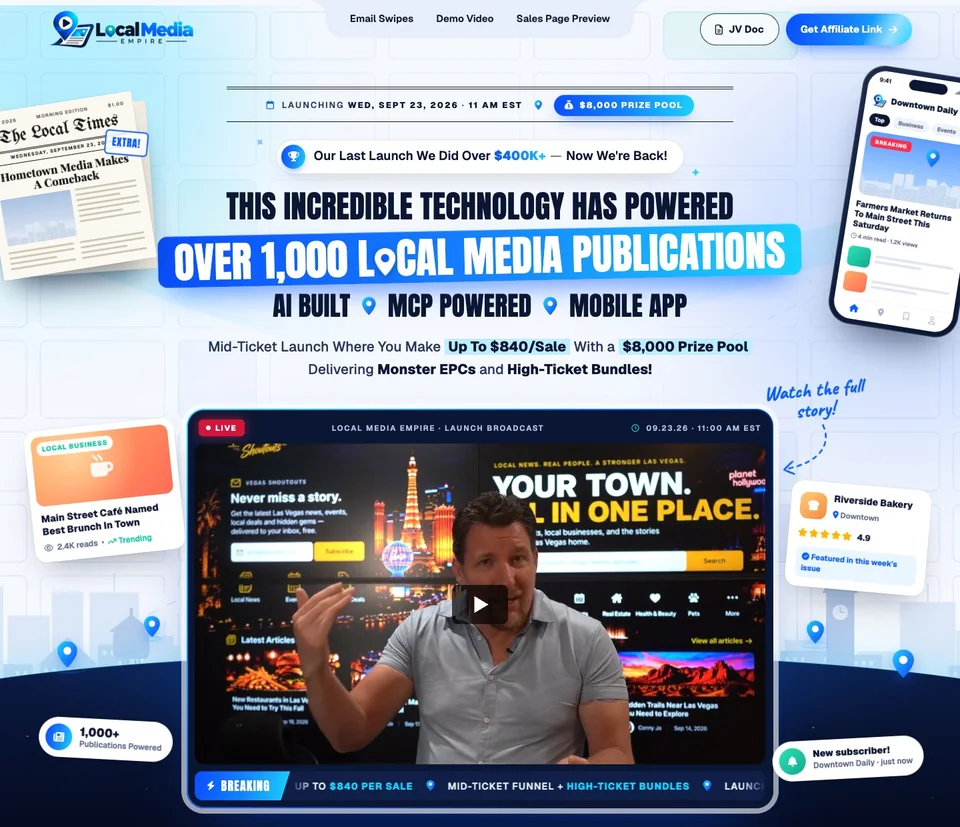 Local Media Empire partner page